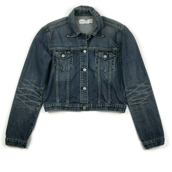 Paper Denim & Cloth Jackets & Blazers - Paper Denim & Cloth Womens Cropped Trucker Jacket